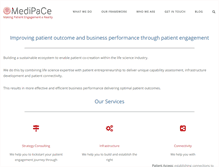 Tablet Screenshot of medipace.com